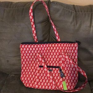 Vera Bradley Petite Red Bandana Paisley bag